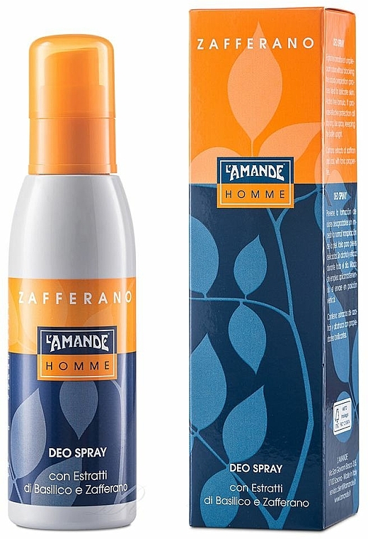 L'Amande Homme Zafferano - Dezodorant w sprayu — Zdjęcie N1