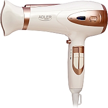 Suszarka do włosów, AD 2248, 2200 W - Adler Hair Dryer ION + Diffuser — Zdjęcie N5