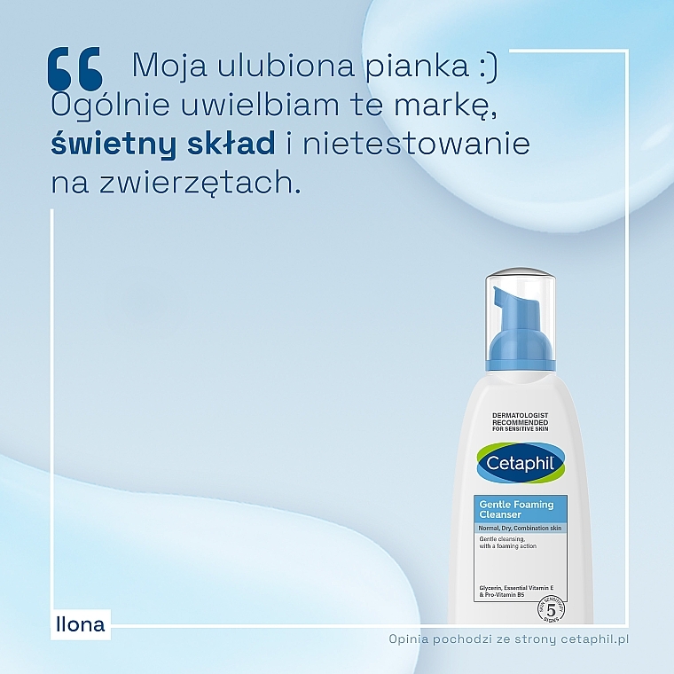 Lekka pianka do mycia twarzy - Cetaphil Gentle Foaming Cleanser — Zdjęcie N3