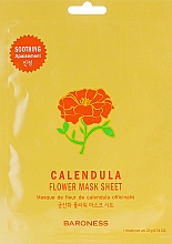 Maska na tkaninie - Beauadd Baroness Flower Mask Sheet Calendula Flower — Zdjęcie N1