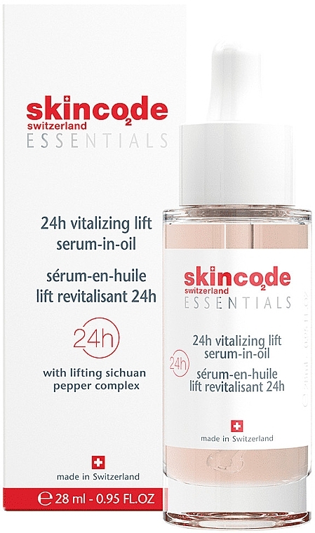 Serum-olejek do twarzy - Skincode Essentials 24H Vitalizing Lift Serum-In-Oil — Zdjęcie N1