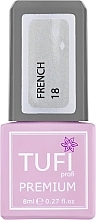 Kup Lakier hybrydowy do paznokci - Tufi Profi Premium French Gel Polish