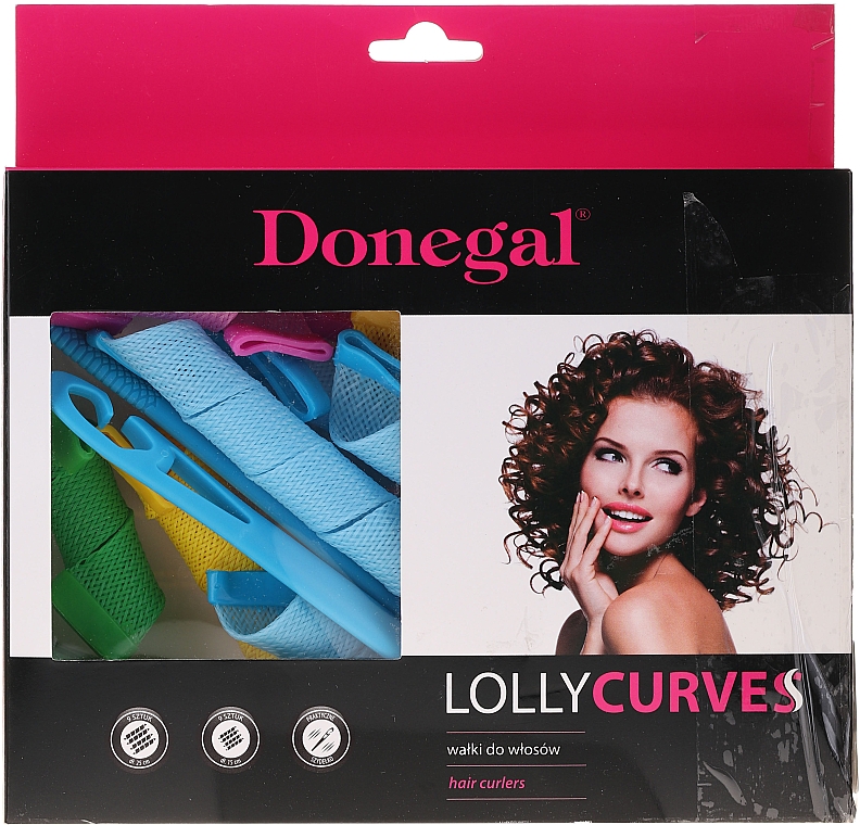 PRZECENA! Wałki do włosów Lolly Curves 5007 - Donegal * — Zdjęcie N8
