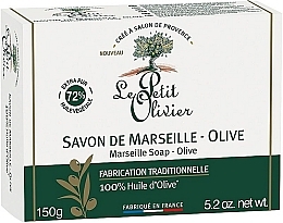 Mydło marsylskie z oliwą z oliwek - Le Petit Olivier Marseille Soap Olive — Zdjęcie N1