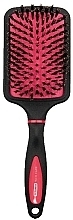 	Szczotka do włosów prostokątna, czarno-różowa - Titania Paddle Brush — Zdjęcie N1