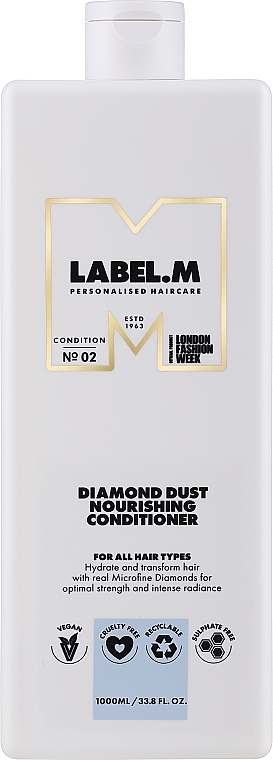 Odżywka do włosów - Label.m Diamond Dust Nourishing Conditioner — Zdjęcie N1