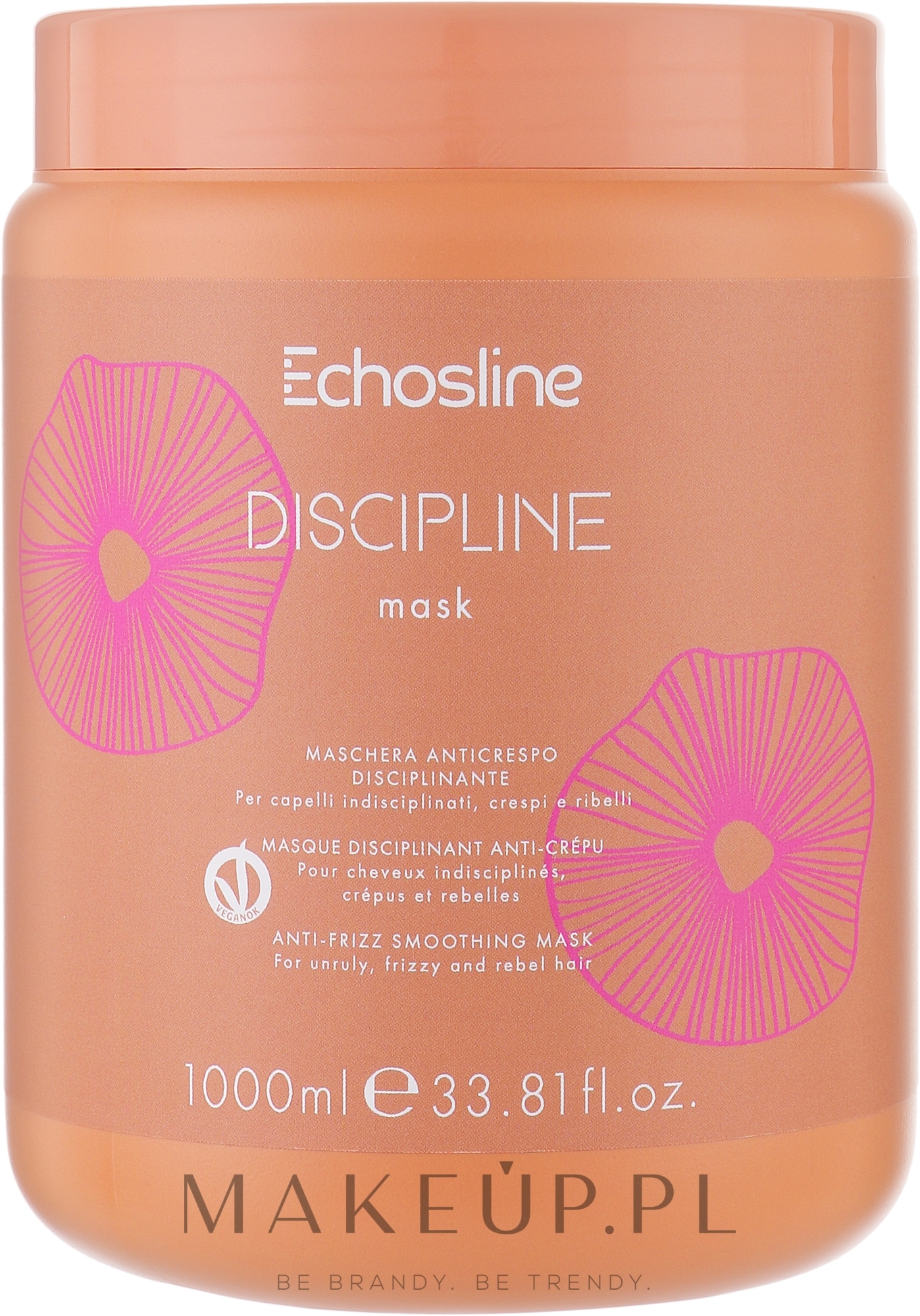 Dyscyplinująca maska do włosów - Echosline Discipline Mask — Zdjęcie 1000 ml
