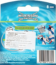 Wymienne ostrza do golenia, 8 szt. - Wilkinson Sword Protector 3 Blades — Zdjęcie N2