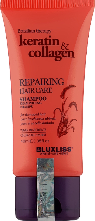 Szampon rewitalizujący do włosów - Luxliss Repairing Hair Care Shampoo — Zdjęcie N1