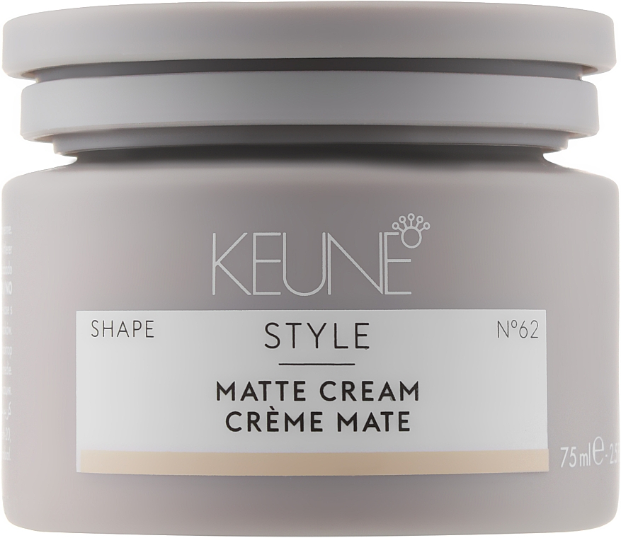 Matujący krem do włosów - Keune Style Matte Cream — Zdjęcie N1