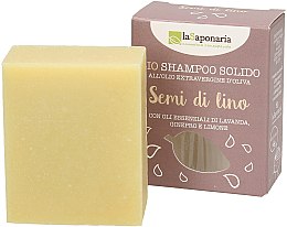 Kup Mydło do włosów z olejem lnianym - La Saponaria Hair Soap With Linseed Oil