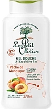 Żel pod prysznic z organiczną wodą z oliwek i brzoskwinią - Le Petit Olivier Shower Gel — Zdjęcie N1