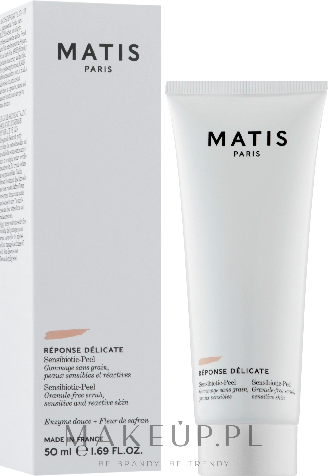 Peeling do skóry delikatnej i wrażliwej - Matis Reponse Delicate Peeling Cream — Zdjęcie 50 ml