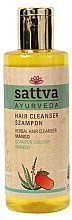 Kup Ziołowy szampon do włosów Mango - Sattva Cleanser Herbal Shampoo Mango