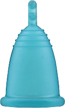 Kup Kubeczek menstruacyjny, rozmiar S, niebieski - MeLuna Soft Menstrual Cup Stem