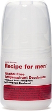 Kup Dezodorant-antyperspirant w kulce - Recipe for Men Alcohol Antiperspirant Deodorant