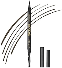 Kredka do brwi z mikropędzlem - L.A. Girl Brow Ink Micro Brush Detailer Pen — Zdjęcie N2