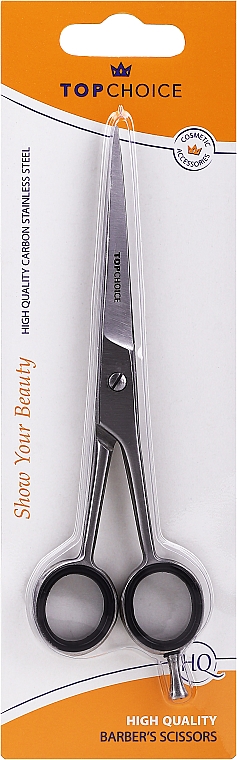 Nożyczki fryzjerskie 15,5/17 cm, L, 20322 - Top Choice — Zdjęcie N1