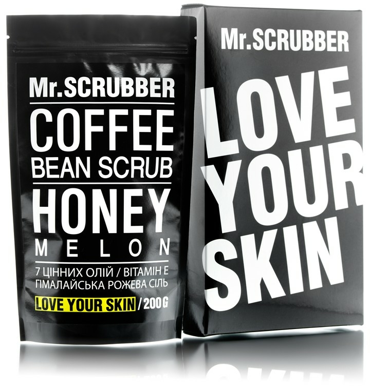 Peeling kawowy do twarzy i ciała Melon - Mr.Scrubber Honey Melon Scrub — Zdjęcie N1