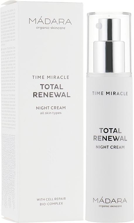 Krem do twarzy na noc - Madara Cosmetics Time Miracle Total Renewal 