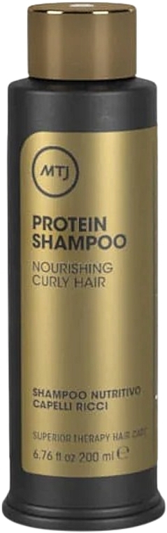 Odżywczy szampon do włosów kręconych - MTJ Cosmetics Superior Therapy Protein Shampoo — Zdjęcie N1