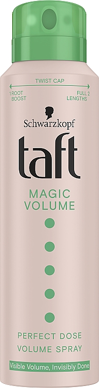 Utrwalacz w sprayu dodający włosom objętości - Taft Magic Volume
