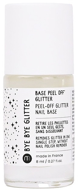 Baza do paznokci - Nailmatic Bye Bye Glitter Base Peel Off — Zdjęcie N1