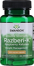 Kup Suplement diety Keton malinowy, 200mg - Swanson Double-Strength Razberi-K Raspberry Ketones