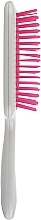 Szczotka do włosów, biała z różowymi zębami - Kodi Professional Soft Touch Hairbrush — Zdjęcie N3