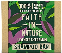Kup Szampon w kostce Lawenda i geranium - Faith In Nature Lavender & Geranium Shampoo Bar
