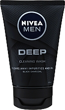 Głęboko oczyszczający żel do twarzy i zarostu z węglem aktywnym dla mężczyzn - NIVEA MEN Cleaning Deep Wash Gel — Zdjęcie N5