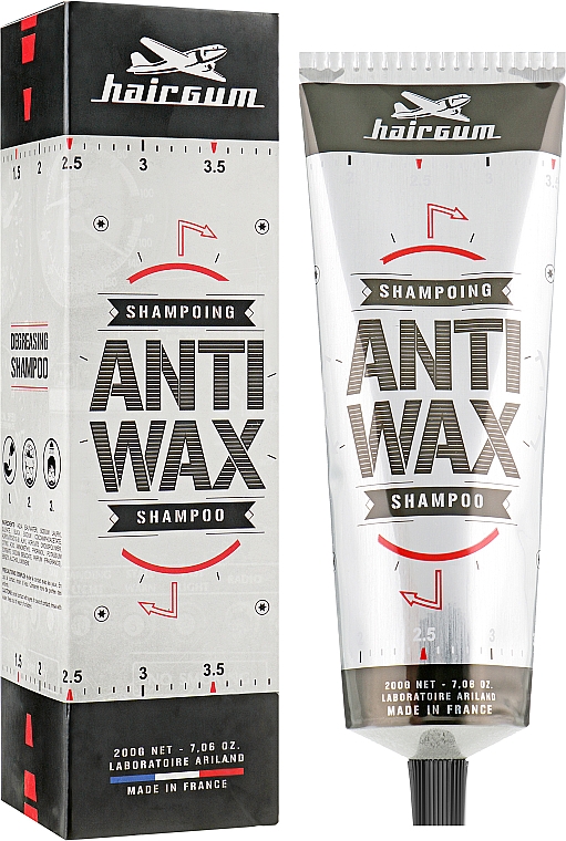 Szampon do zmywania z włosów past, wosków i pomad - Hairgum Anti Wax Shampoo
