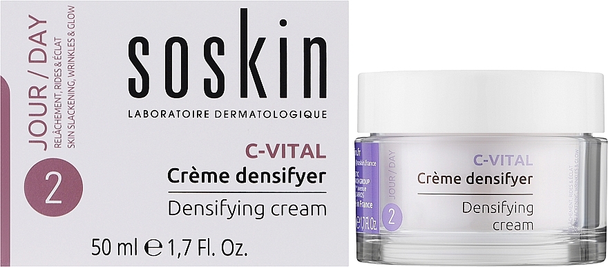 Intensywny krem do twarzy - Soskin C-Vital Densifying Cream — Zdjęcie N2