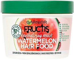 Kup Rewitalizująca maska do włosów cienkich - Garnier Fructis Watermelon Hair Food