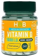 Suplement diety Witamina D, 1000 IU - Holland & Barrett Vitamin D 1000 IU 25 mcg — Zdjęcie N2