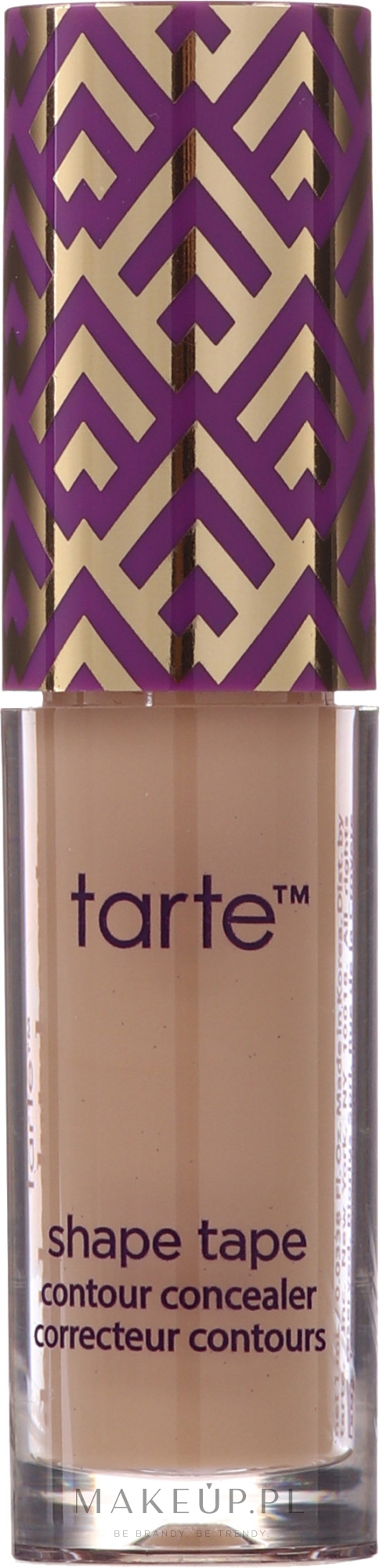 Mocno kryjący korektor do twarzy w rozmiarze podróżnym - Tarte Cosmetics Shape Tape Contour Concealer Travel-Size — Zdjęcie 29N - Light-medium