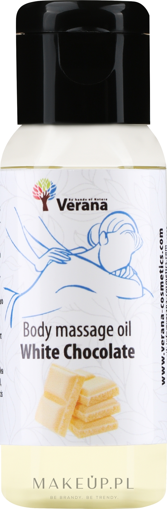 Olejek do masażu ciała White Chocolate - Verana Body Massage Oil — Zdjęcie 30 ml