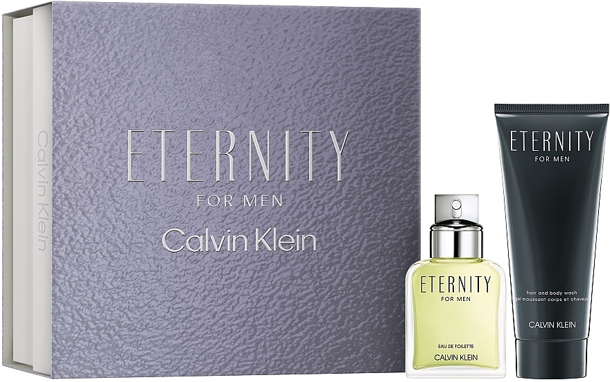 Calvin Klein Eternity For Men - Zestaw (edt/50ml + sh/gel/100ml) — Zdjęcie N2