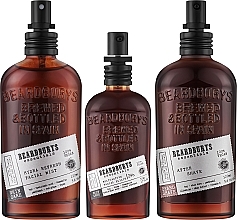 Zestaw - Beardburys Essentials Lot (f/mist/120ml + f/elix/50ml + af/sh/lot/120ml) — Zdjęcie N2