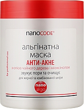 Maska alginianowa z olejkiem z drzewa herbacianego i myoksynolem Anti-acne - NanoCode Algo Masque — Zdjęcie N3