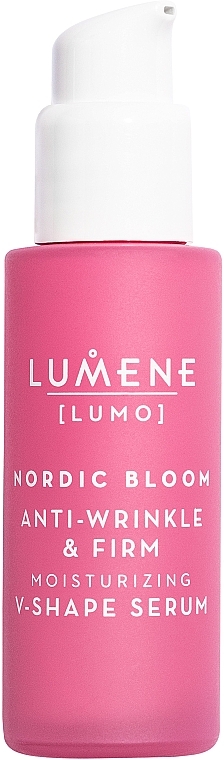 Ujędrniające serum do twarzy - Lumene Lumo Nordic Bloom Anti-wrinkle & Firm Moisturizing V-Shape Serum