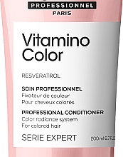 Odżywka utrwalająca jasny kolor włosów farbowanych - L'Oreal Professionnel Serie Expert Vitamino Color Resveratrol Conditioner — Zdjęcie N4