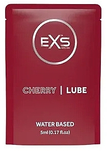 Lubrykant Wiśnia - EXS Cherry Lubricant Gel Water Based (saszetka) — Zdjęcie N1