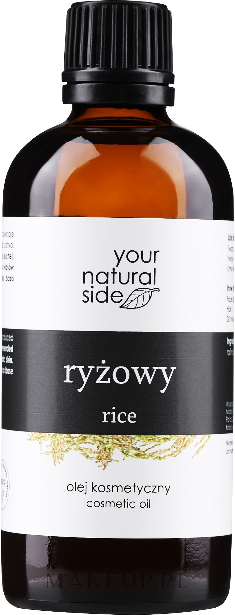 100% naturalny olej ryżowy - Your Natural Side Oil — Zdjęcie 100 ml
