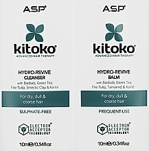 Kup Zestaw - Affinage Salon Professional Kitoko Hydro-Revive Cleanser & Balm Sachet Duo (h/sham/10ml + h/balm10ml)