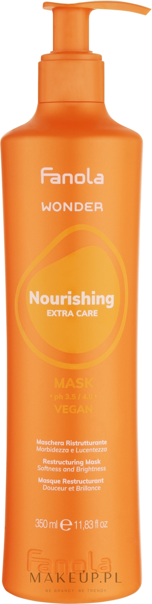 Maska intensywnie nawilżająca włosy - Fanola Wonder Nourishing Mask — Zdjęcie 350 ml