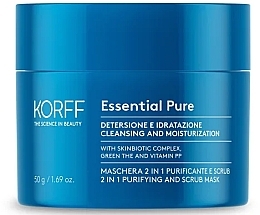 Kup Peeling-maska do twarzy - Korff Essential Pure 2 In 1 Scrub