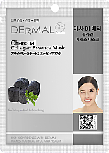 Kup Kolagenowa esencjonalna maseczka do twarzy Węgiel drzewny - Dermal Charcoal Collagen Essence Mask