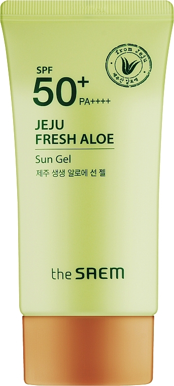 Żel-krem do opalania z aloesem SPF 50 - The Saem Jeju Fresh Aloe Sun Gel SPF50+ PA++++