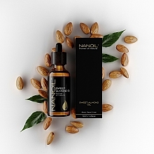 Olej ze słodkich migdałów - Nanoil Body Face and Hair Sweet Almond Oil — Zdjęcie N3
